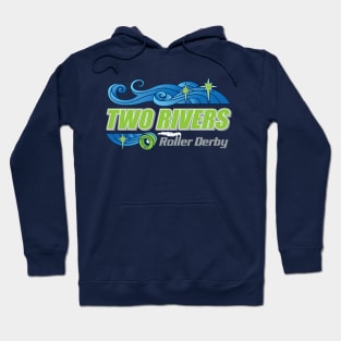 Two Rivers Roller Derby (dark) Hoodie